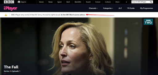 BBC iPlayer unblocked by CyberGhost VPN