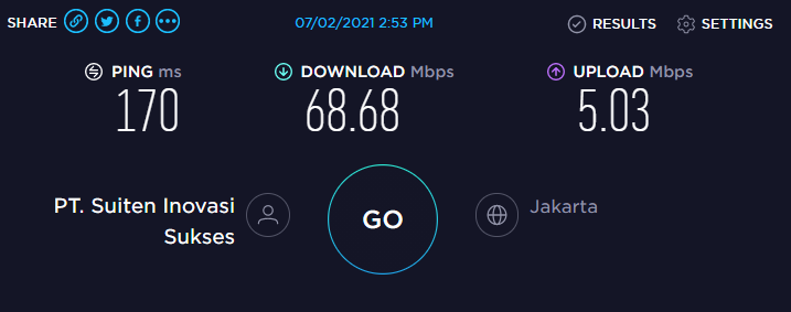 NordVPN Speed Test Indonesia