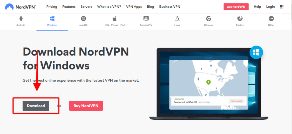 nordvpn download for windows 10