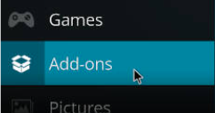 Kodi Add-ons highlighted