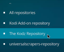 The Kodz Repository highlighted