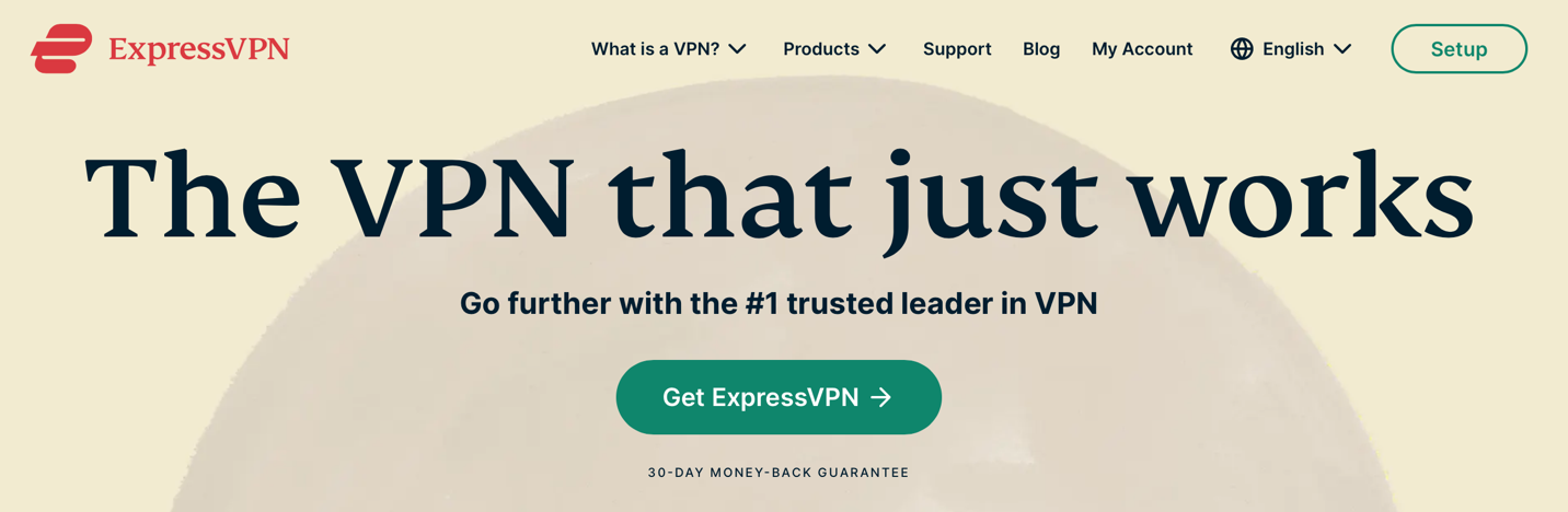 Sign up for ExpressVPN