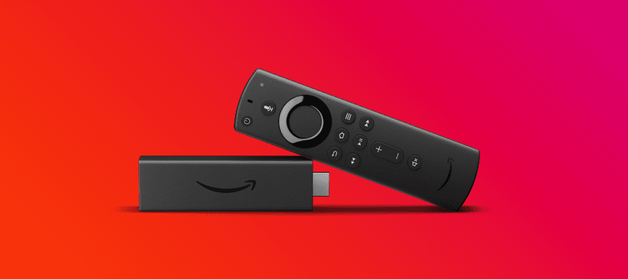 Amazon Fire TV stick remote control and USB stick