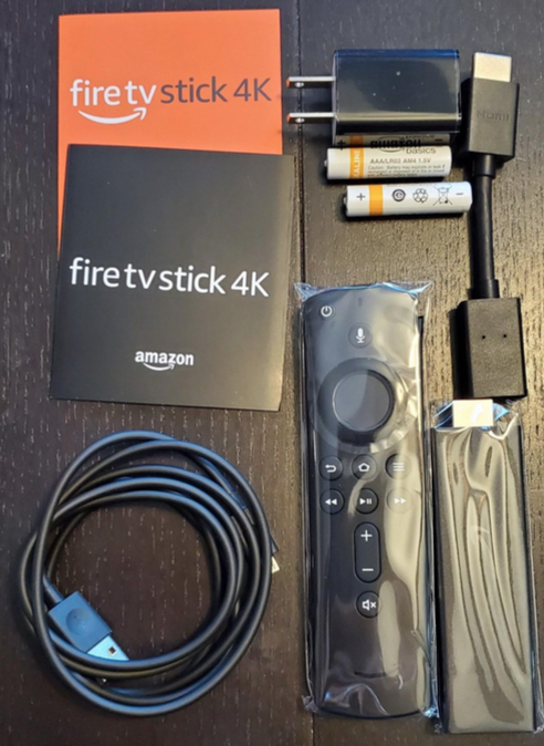 unboxed Amazon Firestick 4K