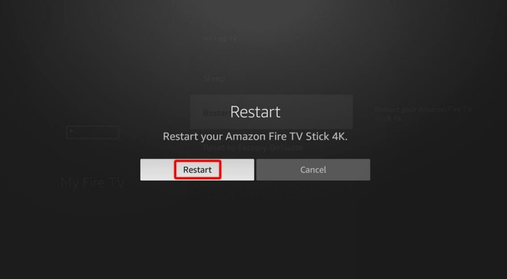 Confirm Restart Prompt