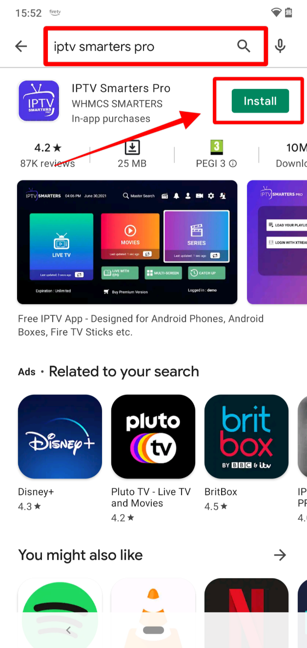 IPTV Smarter Pro on Google Play Store