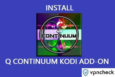 Install Q Continuum kodi Add-on