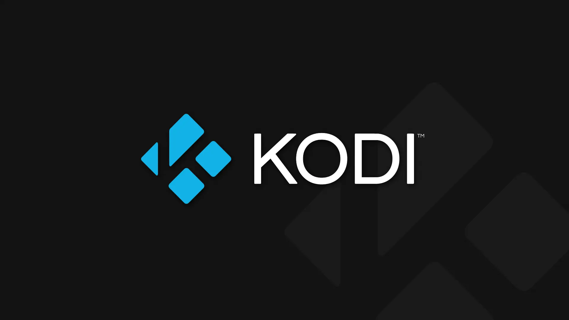 Kodi Black Background Logo