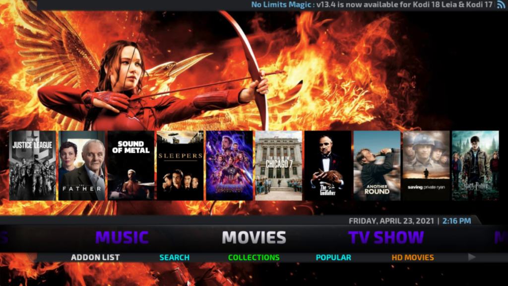 Kodi Builds home page