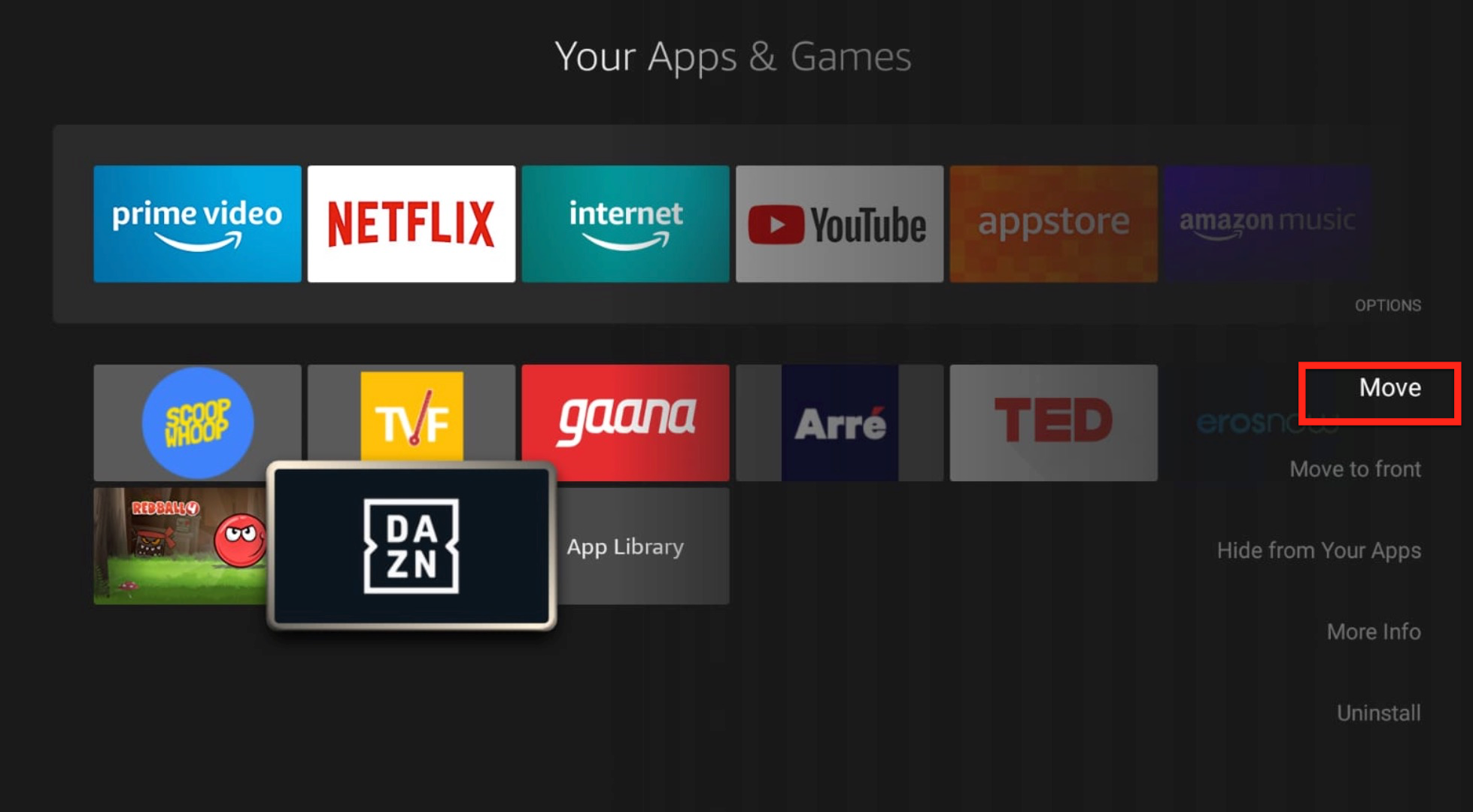 Move DAZN App