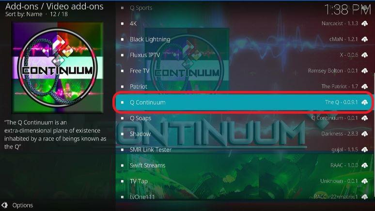 select Q Continuum