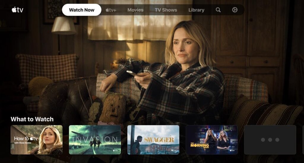 Apple TV’s sleek interface