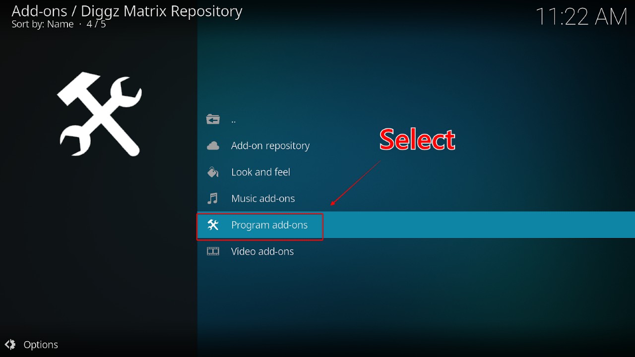 Diggz Matrix Repository program add-ons