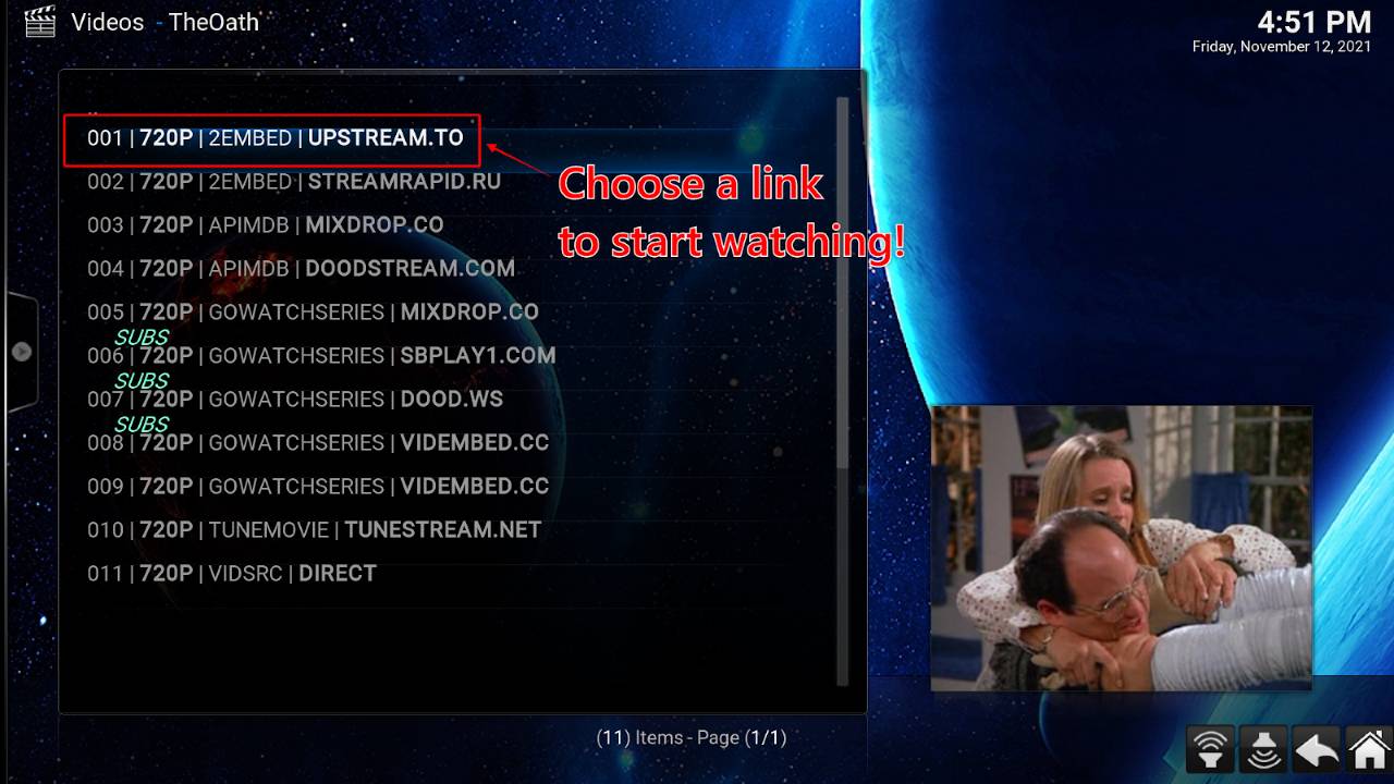 Diggz Xenon Kodi Build list of links. Click on any link