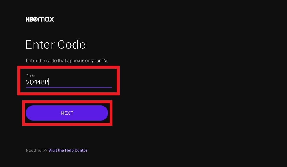 Enter the code