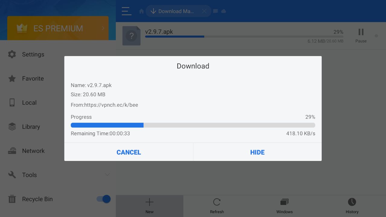 Es File Explorer Bee Tv Downloading