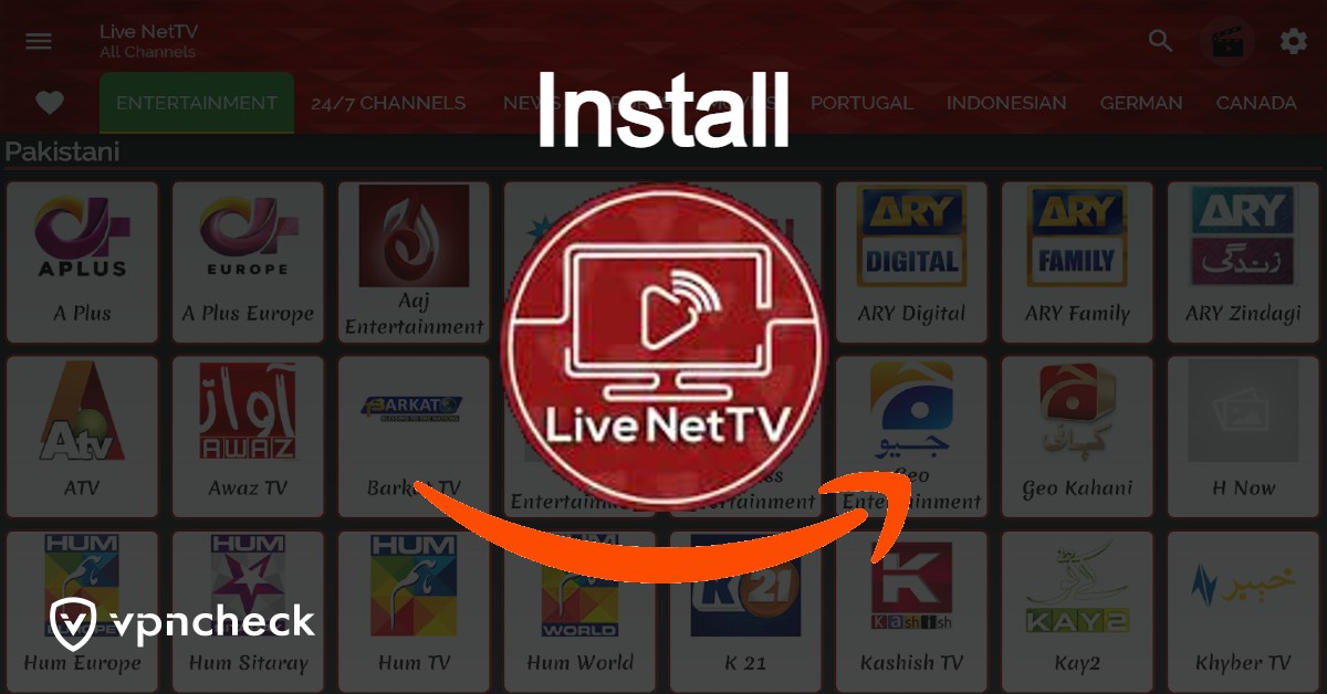 Install Live Net TV on Firestick featured image