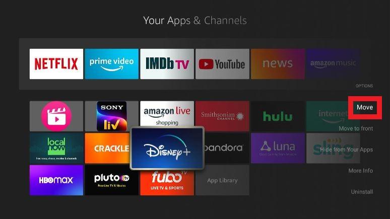 Move Disney+ App