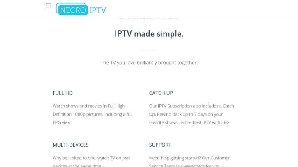 NecroIPTV page