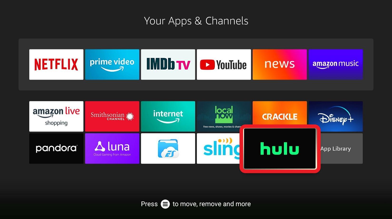 Select Hulu App