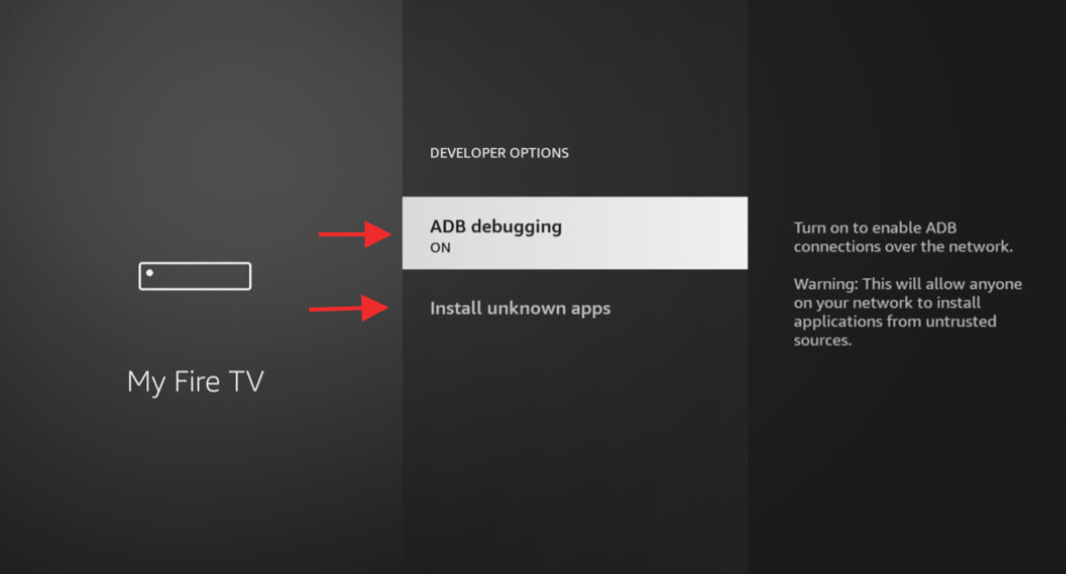 Turn on ‘ADB debugging’