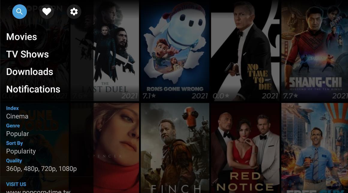 Various Options Popcorn Time