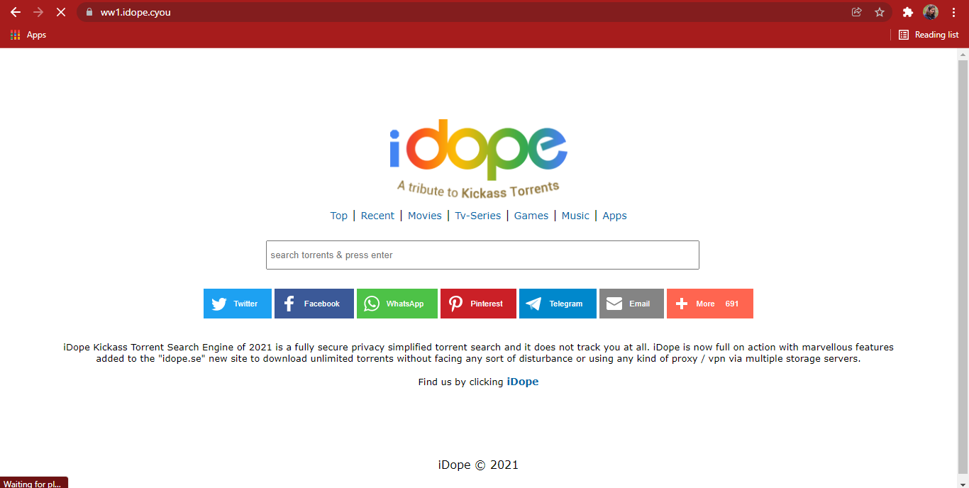 iDope website