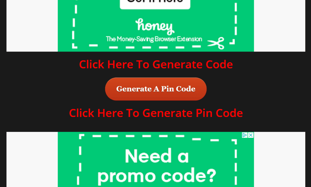 NemesisAIO website Generate A Pin Code button