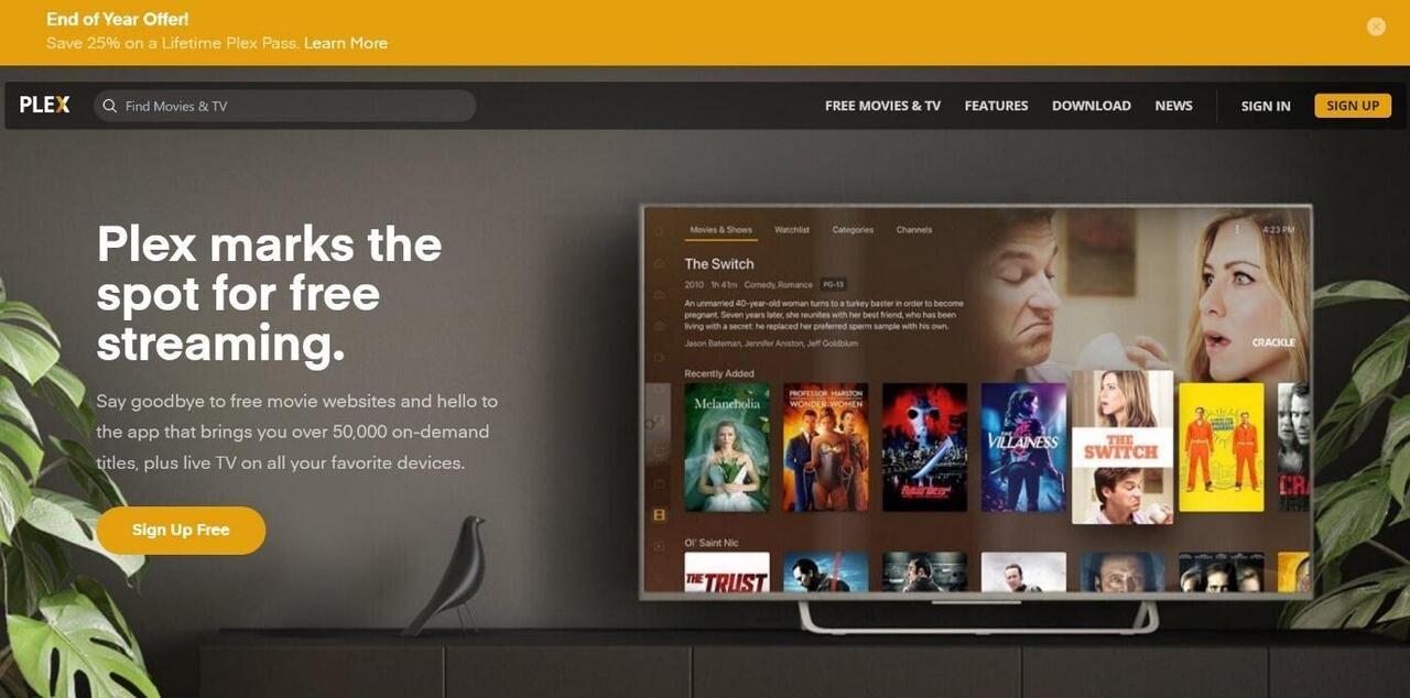 Plex Homepage