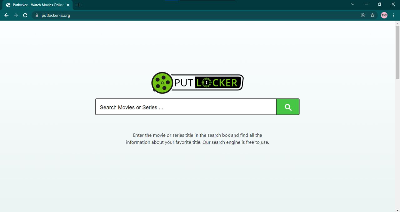 PutLocker Homepage