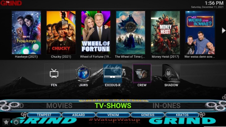 Accessing and Using Grind Kodi Build