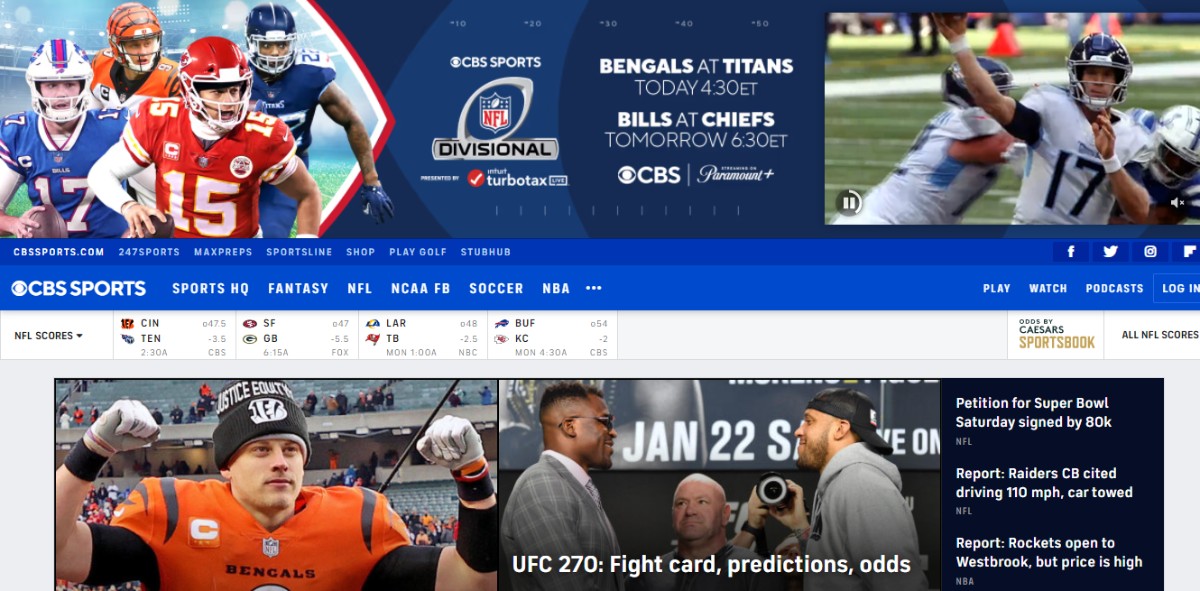 CBS Sports Page