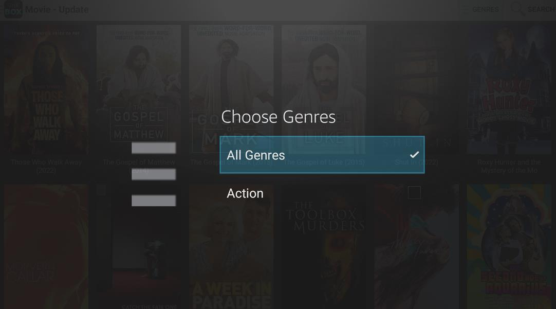  Choose Genres One Box