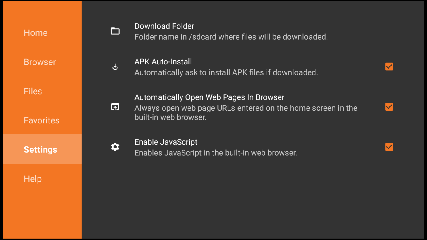 Downloader Setting Tab