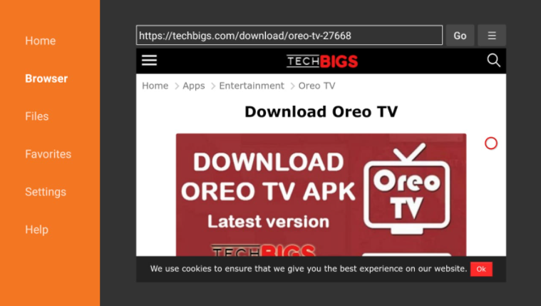 Oreo tv