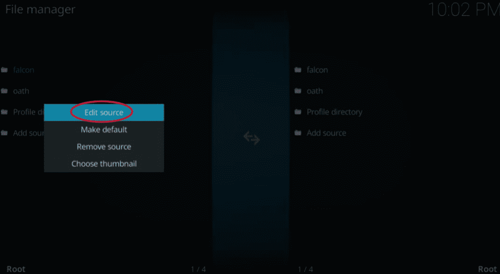 Edit source Kodi