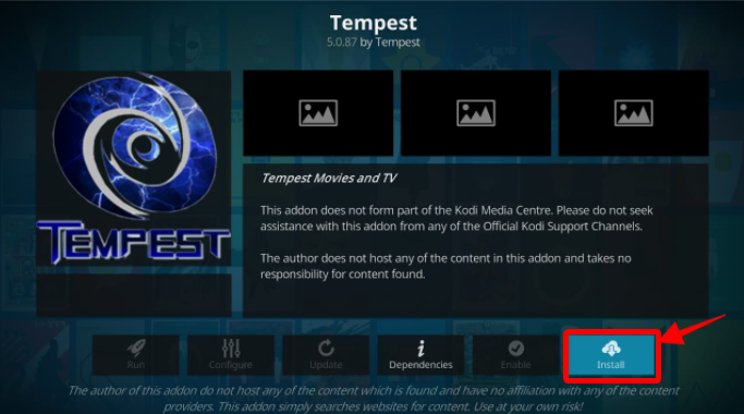 Install Tempest