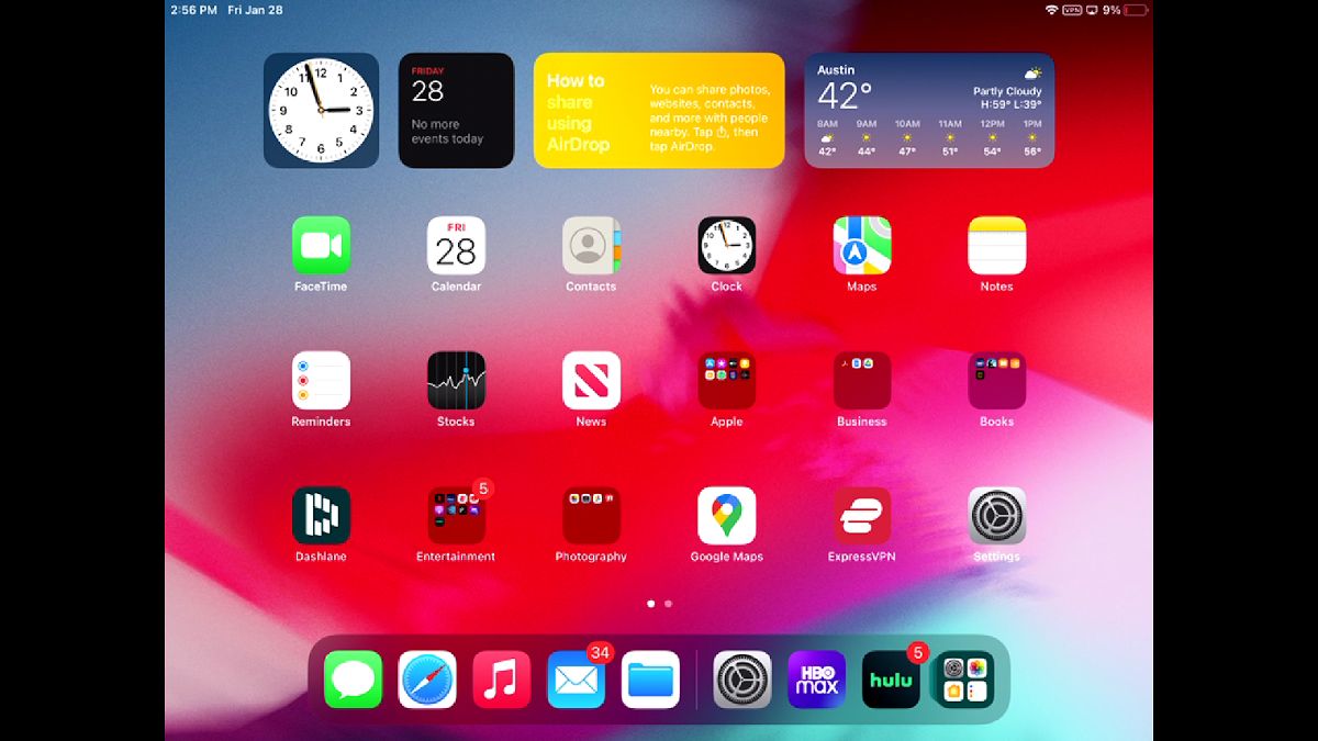 Ipad or Iphone flip your screen into landscape mode