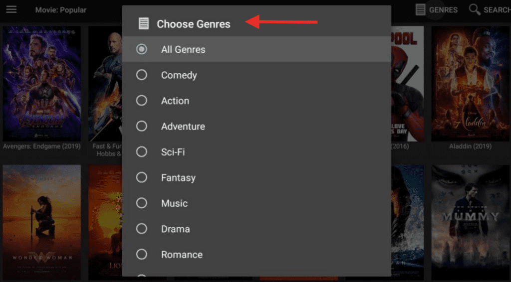 Movieshd Choose Genres