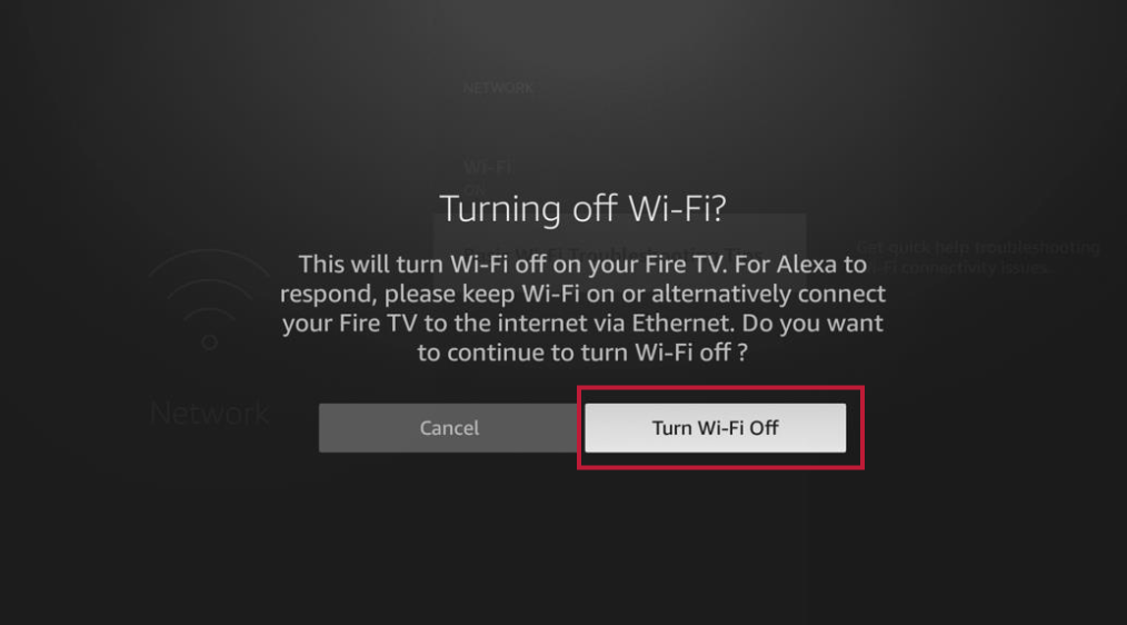 Turn Wi-fi Off