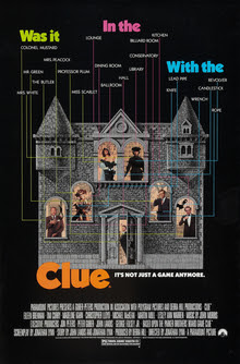 Clue 1985 film poster