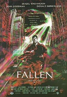 Fallen 1998 Denzel Washington movie poster