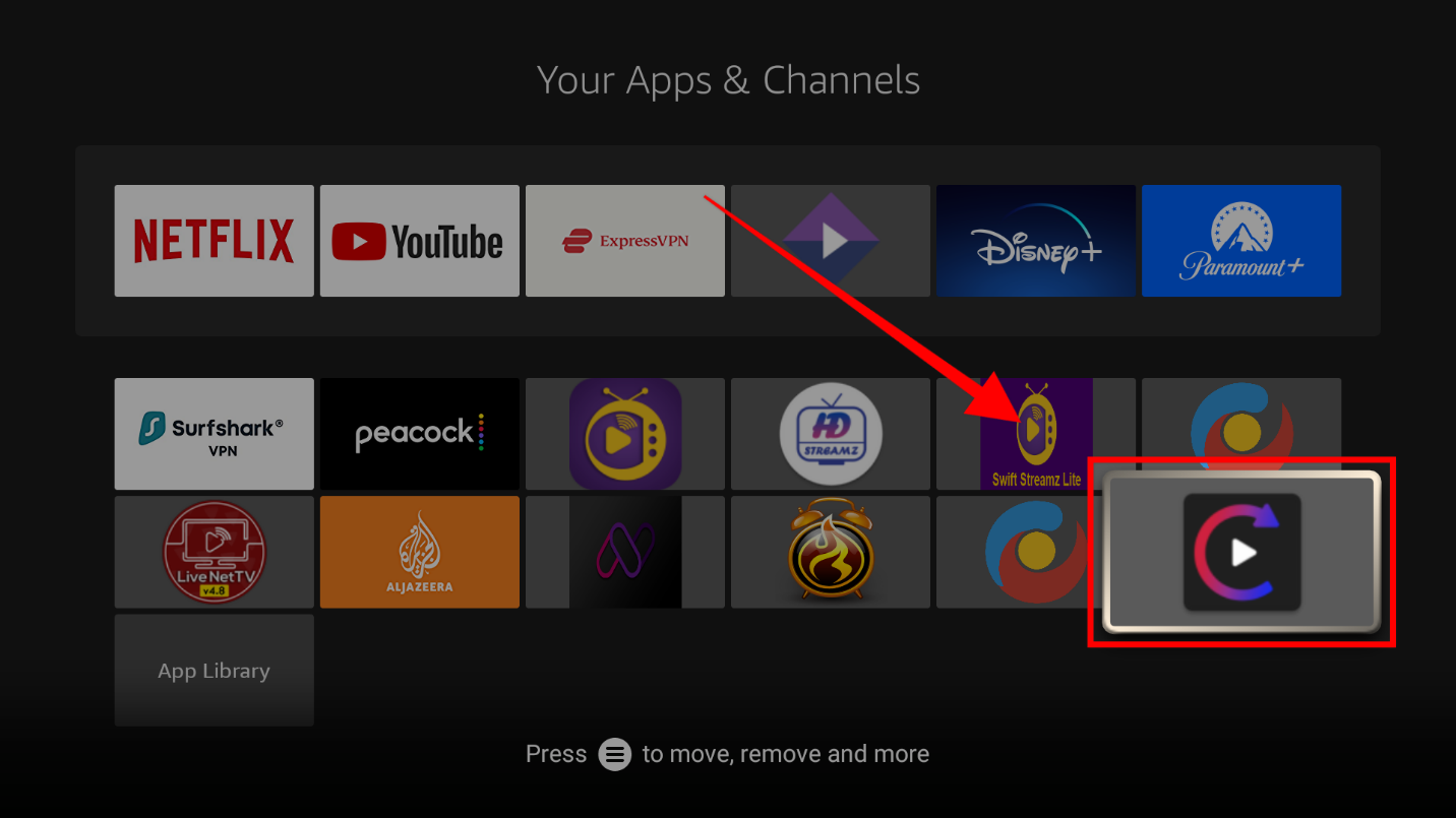 Syncler on under Apps & Channels