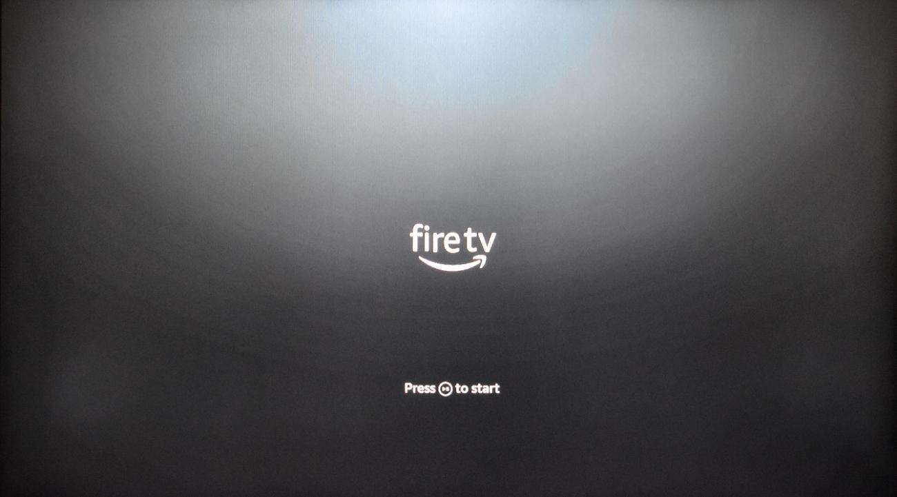 firetv screen to initialize the setup process